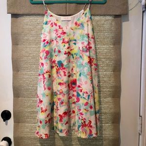 Floral shift dress